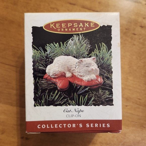 Hallmark Other - Hallmark Keepsake Cat Ornament New Old Stock Dated 1995